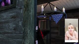 Witches futanari fuck in the woods