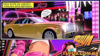 Hot chicks fucking a beggar after the club - Rich Mansion Episode 08