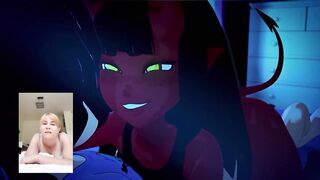 Succubus girl came at night to fuck a guy