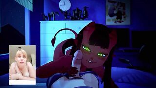 Succubus girl came at night to fuck a guy