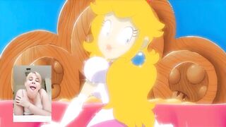 Mario princesses have fun with cocks
