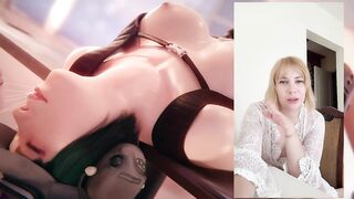 message to fans in the background Best Blowjobs Final Fantasy Tifa, 2B, Lara Croft, Rainbow Six Ela