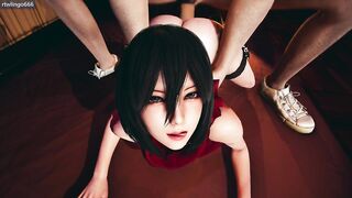 Attack on Titan - Mikasa Ackerman - Doggystyle - Lite Version