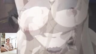 whore was fucked hard in three cocks and finished off