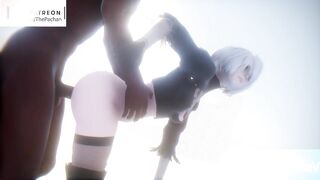 Nier 2B In desert game [2B 砂漠のゲームで]