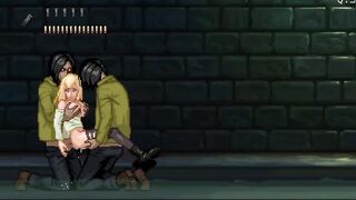2d game about monsters and zombies (Parassite in city) sewer tunnels