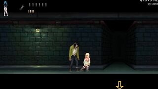 2d game about monsters and zombies (Parassite in city) sewer tunnels