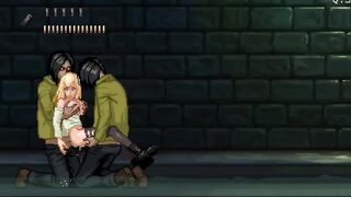 2d game about monsters and zombies (Parassite in city) sewer tunnels