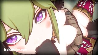 Shinobu get Gangbang by Hilichurls