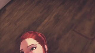 Brigitte and Pharah Futa Female Taker POV