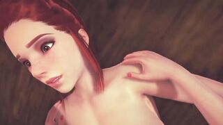 Brigitte and Pharah Futa Female Taker POV