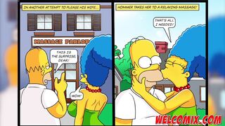Betrayal at the massage parlor - The Simptoons