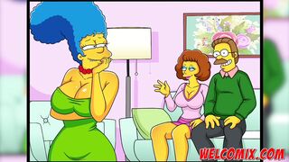 Betrayal at the massage parlor - The Simptoons