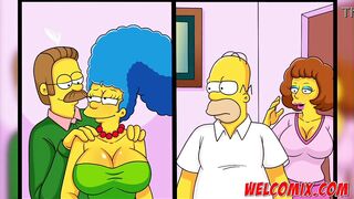 Betrayal at the massage parlor - The Simptoons