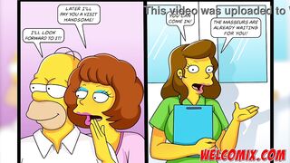 Betrayal at the massage parlor - The Simptoons