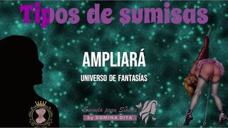 Tipos de sumisas más populares por Domina Dita - La única escuela Elite y Exclusiva para Sissies