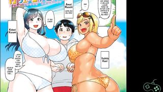 Muito Sexo na Praia com Duas Gostosas