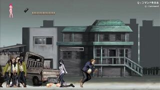 2d game about monsters and zombies (Parassite in city) sex city zombieland 3