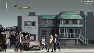 2d game about monsters and zombies (Parassite in city) sex city zombieland 3