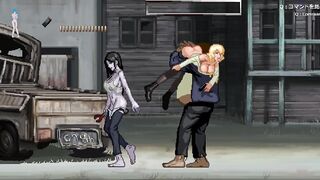 2d game about monsters and zombies (Parassite in city) sex city zombieland 3
