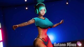 【Hatano Miwa MMD DANCER】delicious hot ass of Hatano Miwa dance delicious ass naughty sweet buttocks