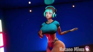 【Hatano Miwa MMD DANCER】delicious hot ass of Hatano Miwa dance delicious ass naughty sweet buttocks