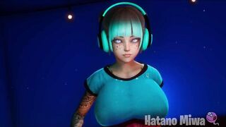 【Hatano Miwa MMD DANCER】delicious hot ass of Hatano Miwa dance delicious ass naughty sweet buttocks