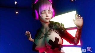 【Hatano Miwa MMD DANCER】delicious perfect ass hot intense dance Hatano Miwa hot naughty ass