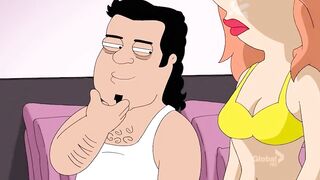 Family Guy - Lois Griffin orgy and deepthroat