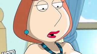 Family Guy - Peter and Lois Griffin having ANAL sex - UPSCALED