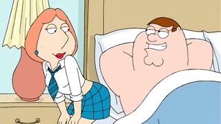 Family Guy - Peter and Lois Griffin having ANAL sex - UPSCALED