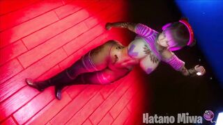 【Hatano Miwa MMD DANCER】sexy big ass naughty sweet Hatano Miwa hot playful pink sweet ass naughty