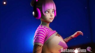 【Hatano Miwa MMD DANCER】sexy big ass naughty sweet Hatano Miwa hot playful pink sweet ass naughty