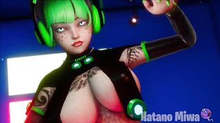 【Hatano Miwa MMD DANCER】hot tasty buttocks sweet naughty ass intense pleasure Hatano Miwa naughty