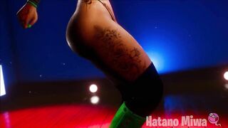 【Hatano Miwa MMD DANCER】hot tasty buttocks sweet naughty ass intense pleasure Hatano Miwa naughty