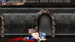 Cute warrior lady has sex with monsters men in Sword of ryonasis new hentai gameplay