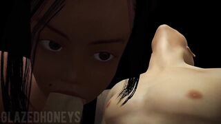 Teen With Braces Sucks, Licks, Jerks and Edges Her Teachers Cock Until He Cums In Her Mouth