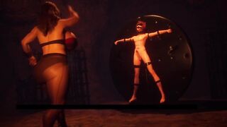 Whipping BDSM Domination with Hero and Witch - Japanese Hentai Game