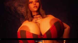 Whipping BDSM Domination with Hero and Witch - Japanese Hentai Game