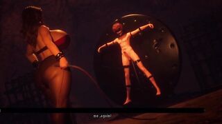 Whipping BDSM Domination with Hero and Witch - Japanese Hentai Game