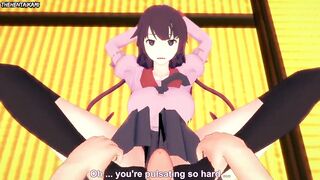 Hentai POV Feet Bakemonogatari Hitagi Senjougahara