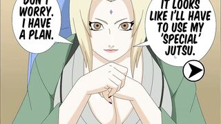 Tsunade pagando a divida com a buceta