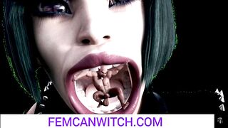 Witch Vore 1 GET IN MY MOUTH PIGGIEMAN AND STAY THERE