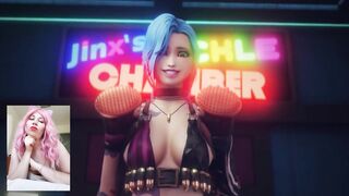 mocking Jinx bdsm machine for sex and orgasm