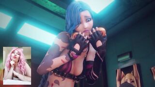 mocking Jinx bdsm machine for sex and orgasm