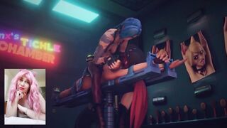 mocking Jinx bdsm machine for sex and orgasm