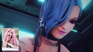 mocking Jinx bdsm machine for sex and orgasm