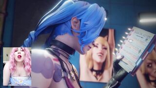 mocking Jinx bdsm machine for sex and orgasm