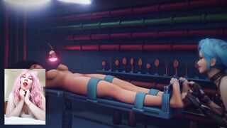 mocking Jinx bdsm machine for sex and orgasm