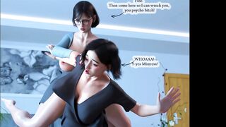 Addiction Therapy pt. 8 - Office Slut Fuck girl With her Huge Futa Cock